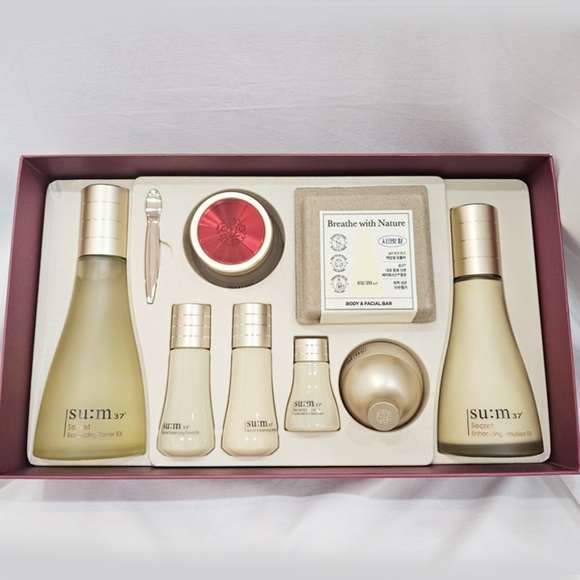 Su:m37 Secret EX 3pcs Special Set(8 Items) Anti-Wrinkle Moisturizing Kbeauty / Korea