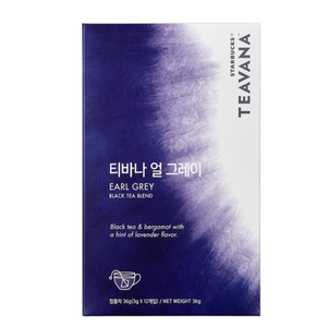 STARBUCKS KOREA 2021 Teavana Earl grey Tea 1box(12ea) / Korea