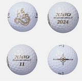 Xexio 2024 New Year Dragon Rebound High Rebound Golf Ball 4 Ball Marker Set