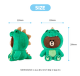 Line Friends Dino Brown Golf Driver Head Cover V2 / Korea