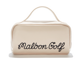 Authentic Malbon Golf Blaze New Basic Pouch, Beige Color