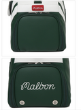 Authentic Malbon Golf Player Classic Boston Bag,  Green Color