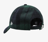 New Era MLB New York Yankees Tweed Check Ball Cap, Navy/Green / Free Size