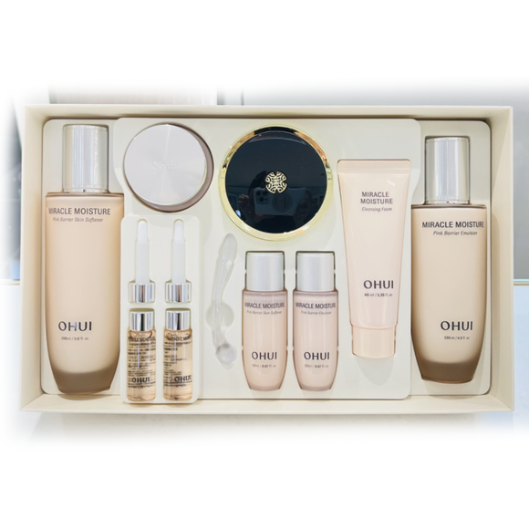 O HUI Miracle Moisture 4pcs Set(Toner+Emulsion+Essence+Cream) OHUI Kbeauty