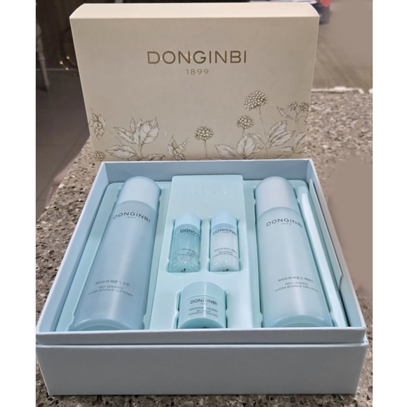 Donginbi Red Ginseng Hydra Bounce Jin saeng Garden Skin Care Set(5 items)