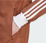 Adidas Original Mens Adicolor Beckenbauer Tracktop Jacke IY9879 Brown COlor, ASIAN FIT