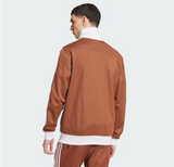 Adidas Original Mens Adicolor Beckenbauer Tracktop Jacke IY9879 Brown COlor, ASIAN FIT