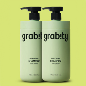 GRABITY Hair Lifting Shampoo Extra Strong 475ml + 475ml, Hair loss care, New