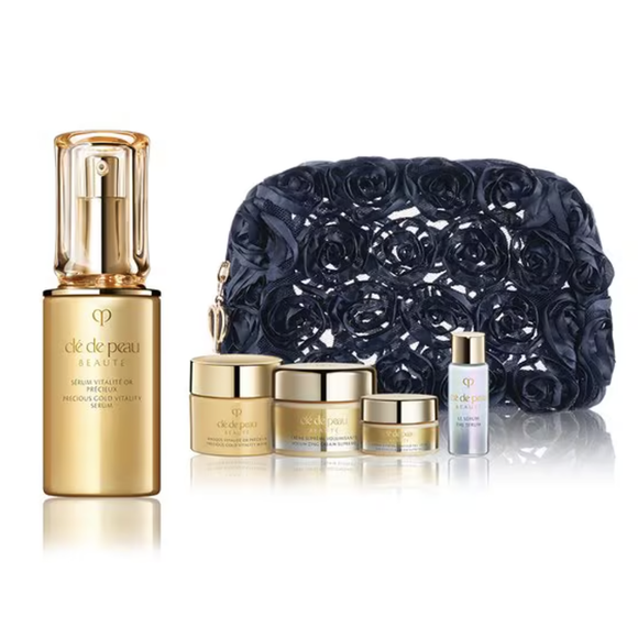 Cle de Peau Beaute 24K Gold Serum] Precious Gold Vitality Serum 40ml Set