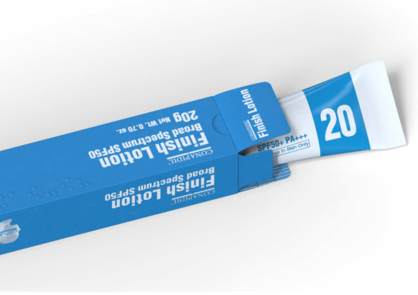 CONAPIDIL Finish Lotion 20g,SPF 50+ PA+++,All Skin Types,Kbeauty