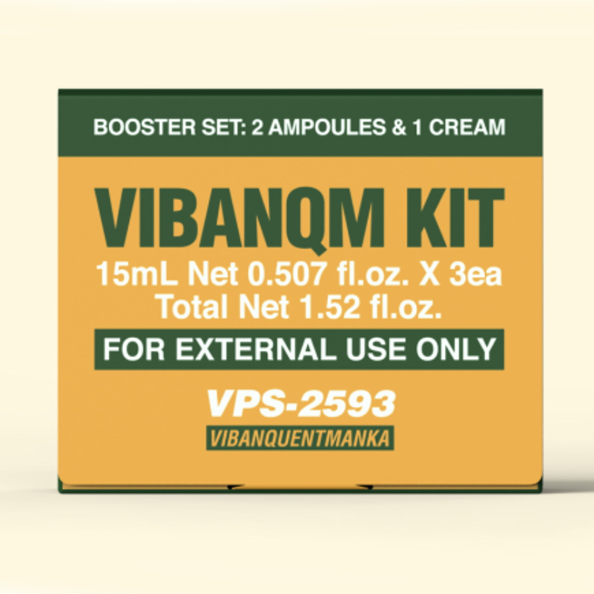 New VQM Vibanqm 3-STEP Kit(15ml x 3ea), Intensive moisture care