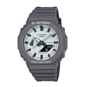 Casio G-SHOCK GA-2100HD-8A, Hidden Glow Matte, Analog Digital Watch