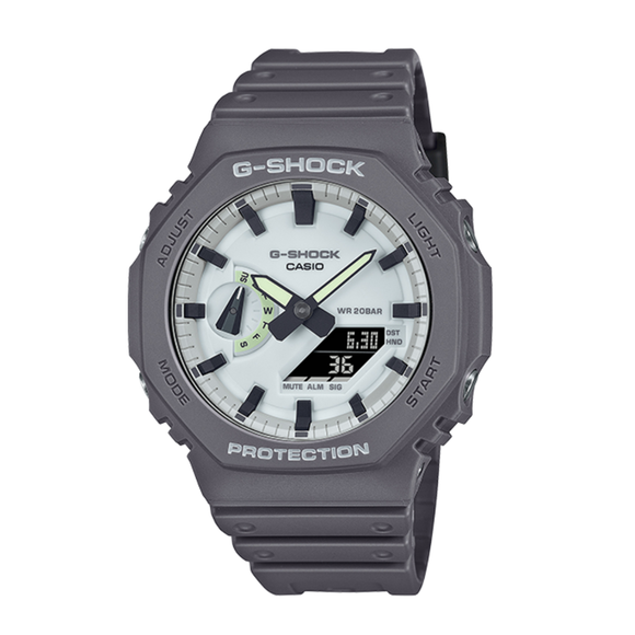 Casio G-SHOCK GA-2100HD-8A, Hidden Glow Matte, Analog Digital Watch