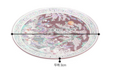 Korean luxury mother-of-pearl Wolsonghak round tray 30cm, mother-of-pearl lacquerware decorative tray, Made in Korea