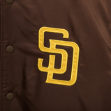 New Era MLB San Diego Padres Authentic Stadium Jacket Brown 2026 New