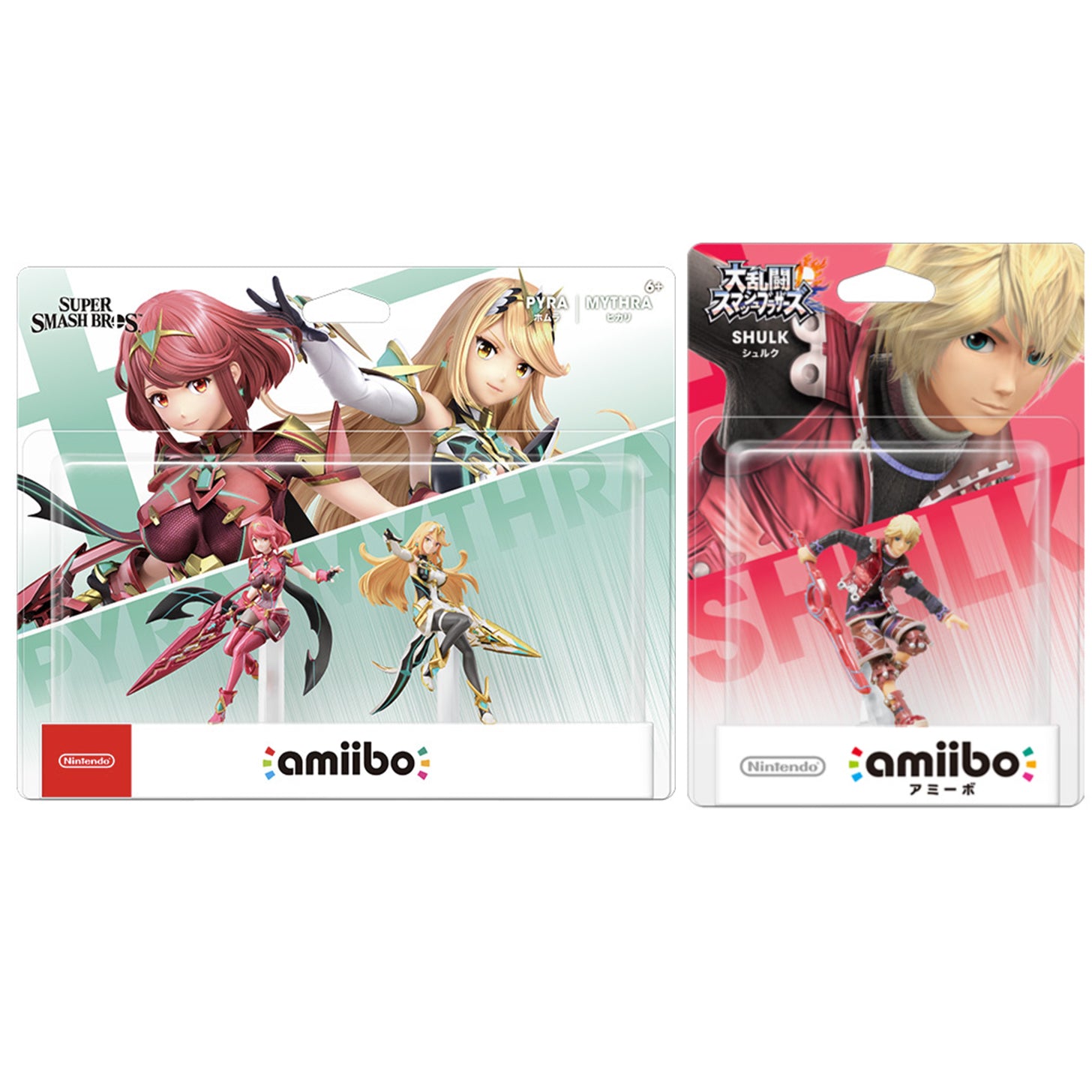 Nintendo Pyra And Mythra Super Smash Bros Collection Amiibo Pink