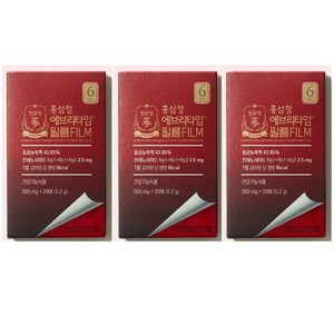 Cheong Kwan Jang Korean 6 Years Red Ginseng Extract Everytime Film 20ea x 3 Box