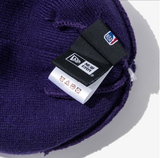 New Era NBA Chicago Bulls Pom Pom Beanie, Dark Purple  / 2024