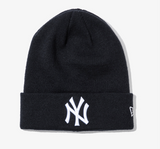 New Era MLB New York Yankees Basic Cuff Beanie, Navy / 2024