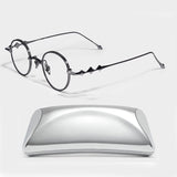 Authentic Gentle Monster 2024 Zodiac D02 Gunmetal titanium Eyeglasses / Korea