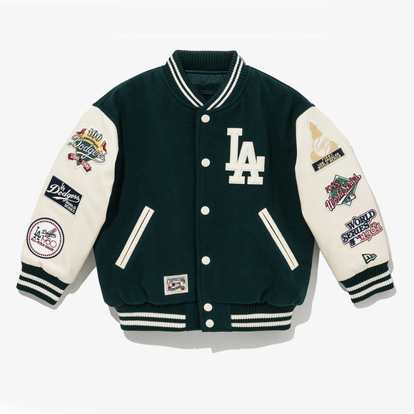 New Era KIDS MLB New York Yankees Patch Varsity Jacket, Botanic Garden