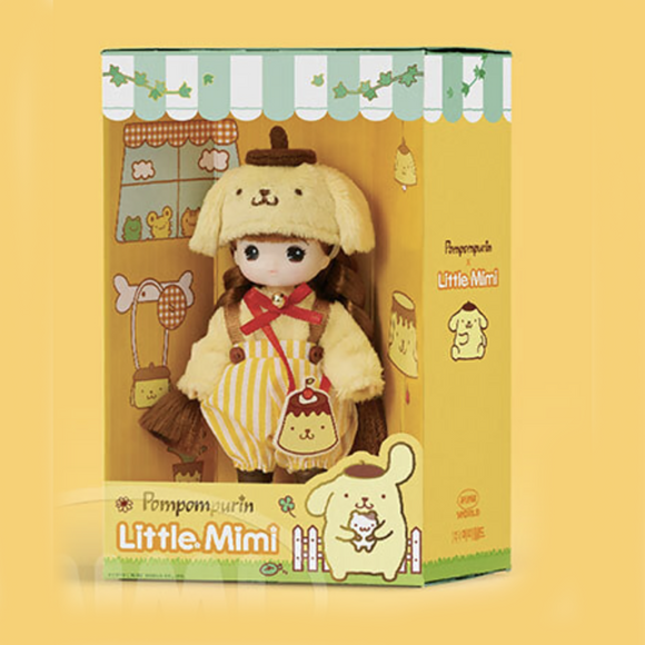 Sanrio Characters x Little Mimi POMPOMPURIN Figure Doll Korean Toy / Korea