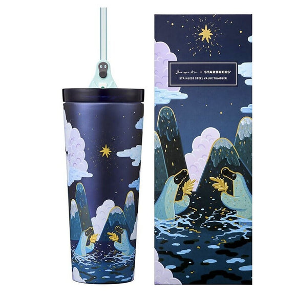 STARBUCKS KOREA 2024 X Art Collaboration Sun woo Kim SS Dodo Value tumbler 473ml