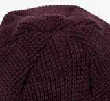 New Era WAFFLE SHORT CUFF BEANIE MAROON, 2024