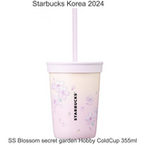 Starbucks Korea 2024 SS Blossom secret garden Hobby ColdCup 355ml / Korea