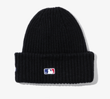 New Era MLB LA Dodgers Ribbed Cuff Beanie, Black / 2024