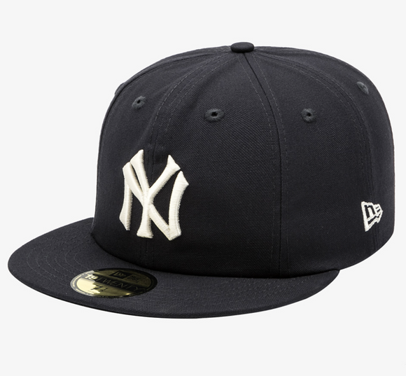 New Era MLB New York Yankees Cooperstown 8 Panel Size Cap, Navy