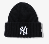 New Era MLB New York Yankees Ribbed Cuff Beanie, Black / 2024