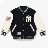 New Era KIDS MLB New York Yankees Patch Varsity Jacket, Black