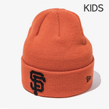 New Era KIDS MLB San Francisco Giants Basic Cuff Beanie, Orange / 2024