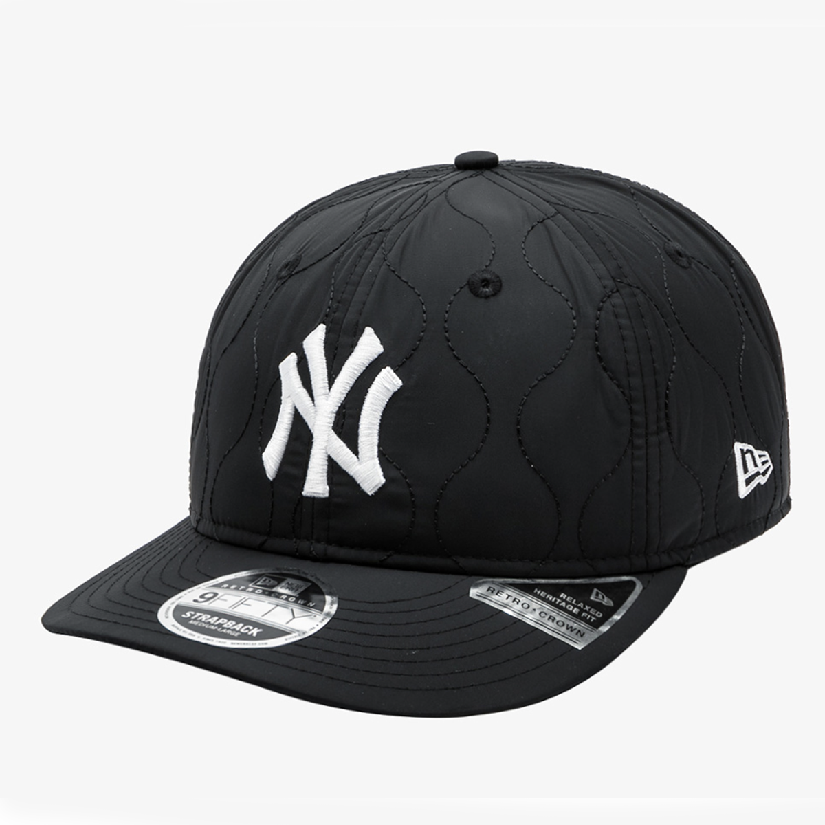 [New Era]★MLB OUTLINE PADDED RETRO CROWN FREE STRAPBACK New Era MLB New York Yankees Outline Padded Retro Crown Free
