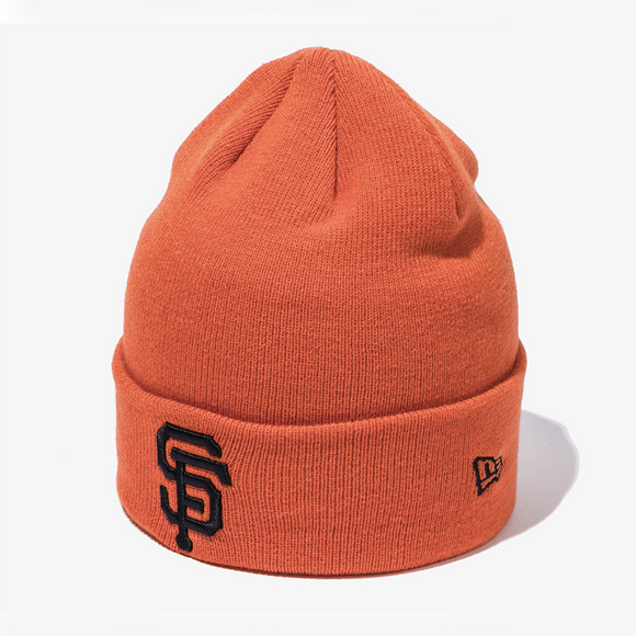 New Era MLB San Francisco Giants Basic Cuff Beanie, Orange / 2024