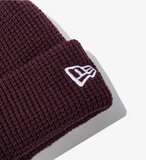 New Era WAFFLE SHORT CUFF BEANIE MAROON, 2024