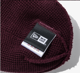 New Era WAFFLE SHORT CUFF BEANIE MAROON, 2024