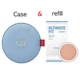 O HUI Ultimate Fit Tone Up Jean Cushion Case & refill 15g #01 Pink Beige Kbeuaty