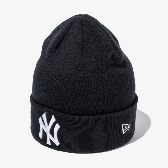 New Era MLB New York Yankees Basic Cuff Beanie, Navy / 2024