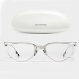 Gentle Monster 2024 DON 02 Silver Titanium Eyewear eyeglasses / Korea