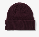 New Era WAFFLE SHORT CUFF BEANIE MAROON, 2024