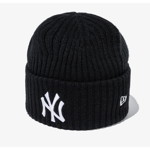 New Era MLB New York Yankees Ribbed Cuff Beanie, Black / 2024