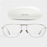 Gentle Monster 2024 Elephant 02 SIlver Titanium Eyewear eyeglasses / Korea