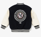 New Era KIDS MLB New York Yankees Patch Varsity Jacket, Black