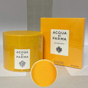 Renewal Acqua Di Parma Car Diffuser Leather Case Set(Yellow + refill Buongiorno)