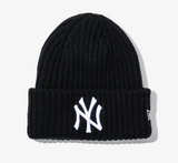 New Era KIDS MLB New York Yankees Ribbed Cuff Beanie, Black / 2024