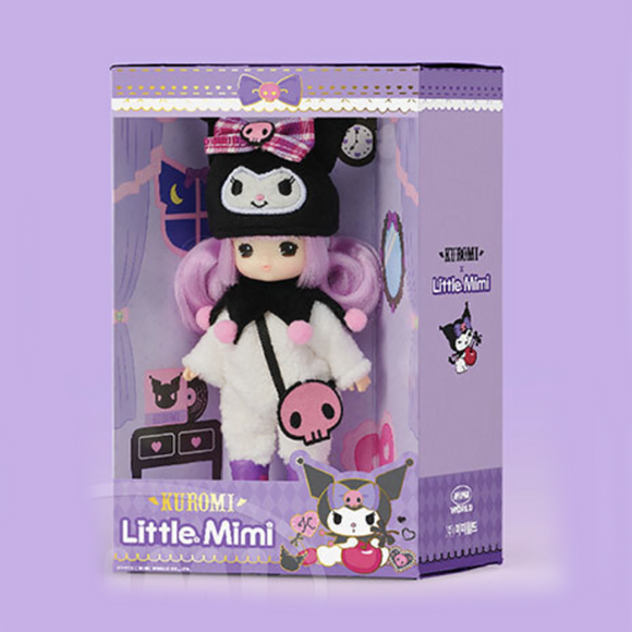 Sanrio Characters x Little Mimi KUROMI Figure Doll Korean Toy / Korea