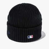 New Era MLB LA Dodgers Ribbed Cuff Beanie, Black / 2024