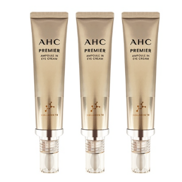 AHC Premier Ampoule In Eye Cream 40ml+ 40ml+ 40ml  Collagen Anti Wrinkle KBeauty